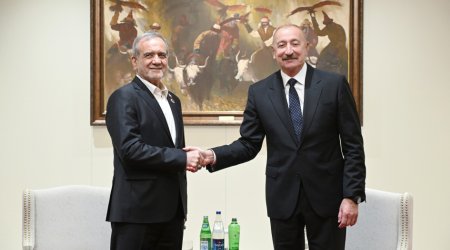 Bişkekdə Azərbaycan və İran prezidentlərinin görüşü KEÇİRİLİB - FOTO/VİDEO