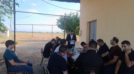 Goranboyda baş vermiş hadisə ilə bağlı operativ iclas keçirildi &ndash; FOTO