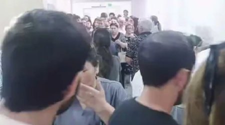 Sumqayıt xəstəxanasında əlbəyaxa dava &ndash; Video