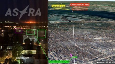 Saratov Neft Emalı Zavoduna zərbə endirildi - VİDEO