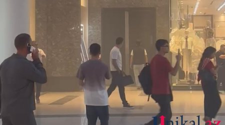 "Gənclik Mall"da həyəcan siqnalı verildi &ndash; VİDEO