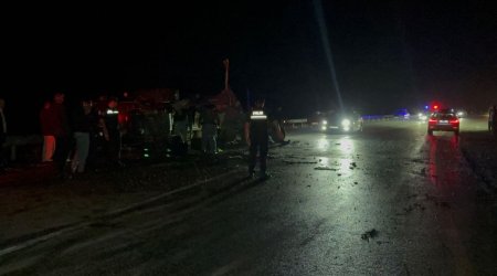 Zərdabda DƏHŞƏTLİ QƏZA - Beş nəfər yanaraq həyatını itirdi - FOTO/VİDEO