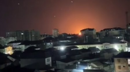 Ukraynadan Mahaçqala limanına dron hücumu &ndash; VİDEO
