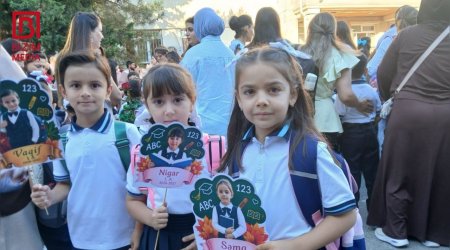 Məktəb həyatına belə qədəm qoydular &ndash; FOTOREPORTAJ