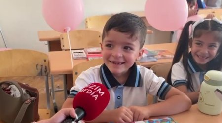 &ldquo;Sabah da ağlayacağam&rdquo; &ndash; 1-ci sinif şagirdinin cavabı gülüş doğurdu &ndash; VİDEO