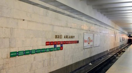 "Həzi Aslanov" stansiyasının dalanında yenidənqurma işləri nə vaxt yekunlaşacaq?