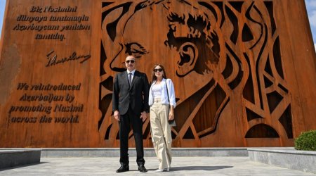 Prezident və birinci xanım Şamaxıda &ldquo;Nəsimi Bağları&rdquo;kompleksində - FOTO/VİDEO