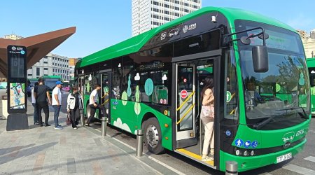 Ekspres avtobuslara minənlərin sayı AÇIQLANDI - VİDEO
