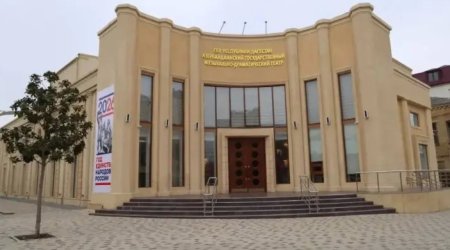 Dərbənddə bu teatra Müslüm Maqomayevin adı verildi