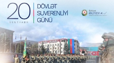 Prezidentin sosial hesablarında Dövlət Suverenliyi Günü ilə bağlı paylaşım - FOTO