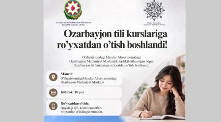 Özbəkistanda Azərbaycan dili öyrədiləcək