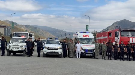 Kəlbəcər şəhərində şəhidlərin xatirəsi anıldı