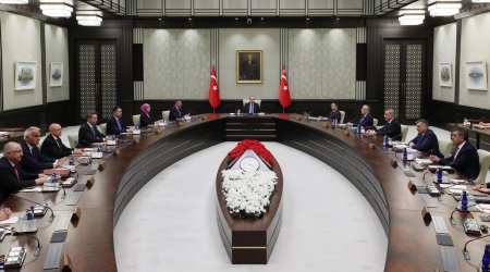 Türkiyədə Nazirlər Kabinetinin iclası başlayıb