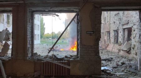 Rusiya Sumidə məktəbi bombaladı: Ölənlər var &ndash; FOTO/VİDEO