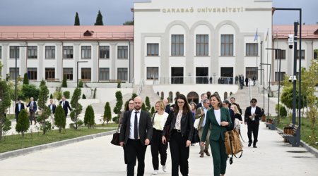 Avropa İttifaqı Şurasının üzvləri Xankəndidə - FOTO