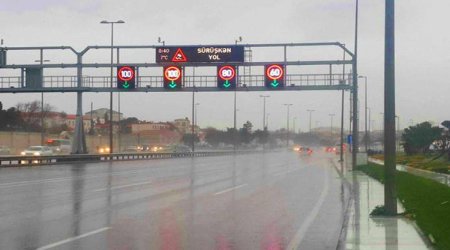 Aeroport yolunda sürət həddi ENDİRİLDİ