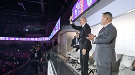 Prezident cüdo üzrə dünya çempionatının açılışında - YENİLƏNİB