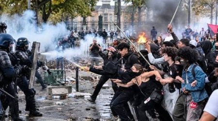 Məktəblilər Parisi &ldquo;PARTLADIR&rdquo; &ndash; Etirazlar Fransadakı hansı rəzillikləri ÜZƏ ÇIXARDI?