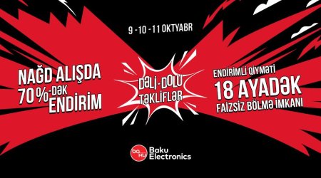 “Dəli-dolu” həftəsonu təklifləri başlayır!