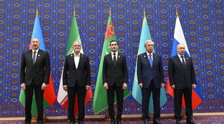 Prezident Xəzər Ekoloji Sammitində - FOTO