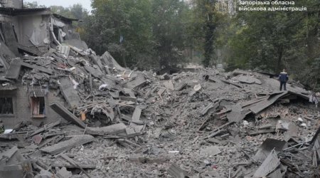 Rusiya Zaporojye şəhərinə hücum etdi: 8 ölü, 16 yaralı var &ndash; FOTO/VİDEO