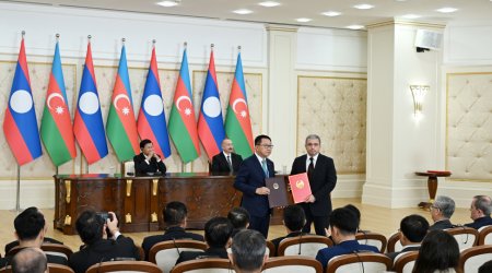 Azərbaycan ilə Laos arasında Birgə Bəyanat qəbul olundu - FOTO