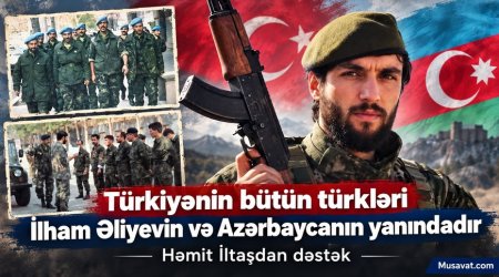 Azərbaycanda döyüşmüş Türk zabitindən mesaj: &ldquo;Türkiyənin bütün türkləri İlham Əliyevin yanındadır&rdquo;