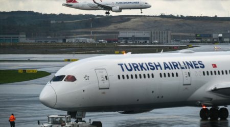 40-dan çox təyyarə İstanbula enə bilmədi &ndash; Qasırğa şəhəri İFLİC EDİB