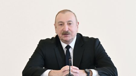 Prezident: "Müharibə bizim seçimimiz olmayıb, bizi buna Ermənistan məcbur edib" - VİDEO