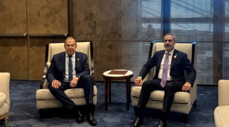 Hakan Fidan Bakıda Sergey Lavrovla görüşdü