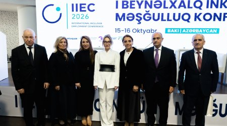Alyona Əliyeva I Beynəlxalq İnklüziv Məşğulluq Konfransında - FOTO/VİDEO
