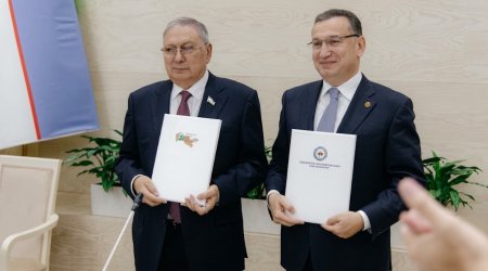Azərbaycanla Özbəkistan arasında Memorandum imzalandı - FOTO