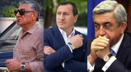 Serj Sarkisyan və Robert Koçaryanın qol saatları - FOTO