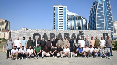 Azərbaycan və BƏƏ-nin hərbi qulluqçuları Hərbi Qənimətlər Parkında - FOTO