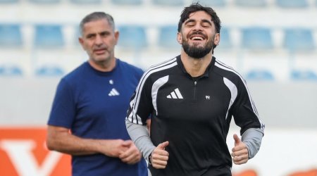 Elvin həkim nəzarətində məşqə çıxdı - FOTO
