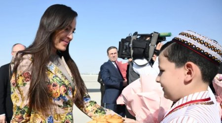 Leyla Əliyevanın Türkmənistan səfərindən ən yaddaqalan anlar&ndash; VİDEO