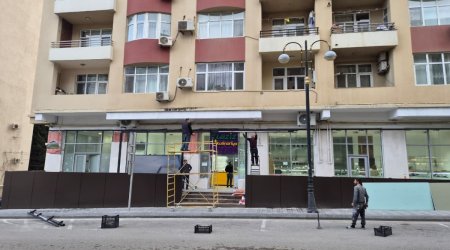 Bakıda piyada səkisinin zəbt edilməsinin qarşısı alındı &ndash; FOTO