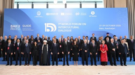 İlham Əliyev VII Ümumdünya Mədəniyyətlərarası Dialoq Forumunun açılışında &ndash; FOTO/VİDEO