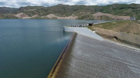 Azərbaycanda yeni su anbarı tikilir