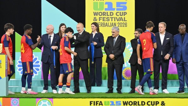 Prezidentin izlədiyi U-15 dünya çempionatının finalından yadda qalanlar – Videoçarx