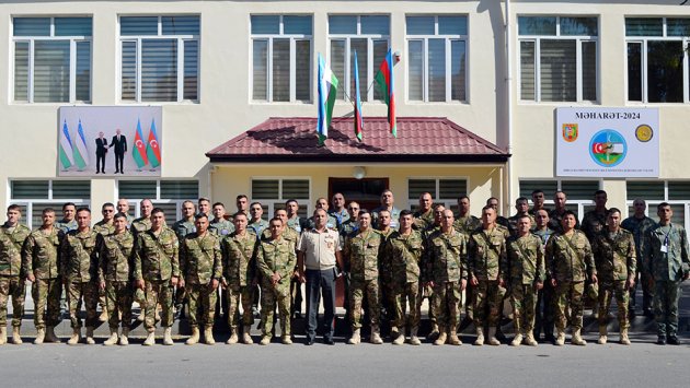 Azərbaycan və Özbəkistan hərbçilərinin birgə təlimi başladı – FOTO 