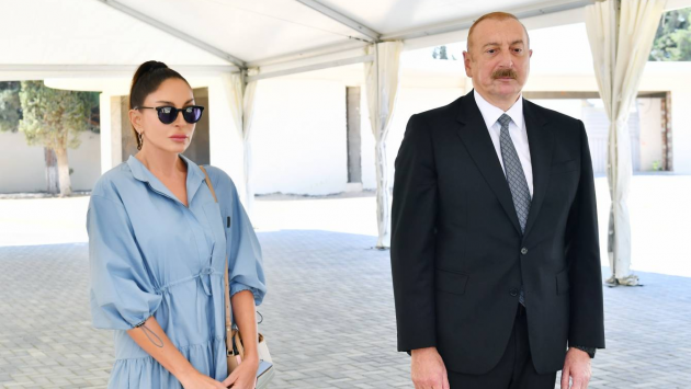 Prezident və xanımı Ağdərədə Vəngli və Kolatağ kəndlərinin sakinləri ilə GÖRÜŞDÜLƏR