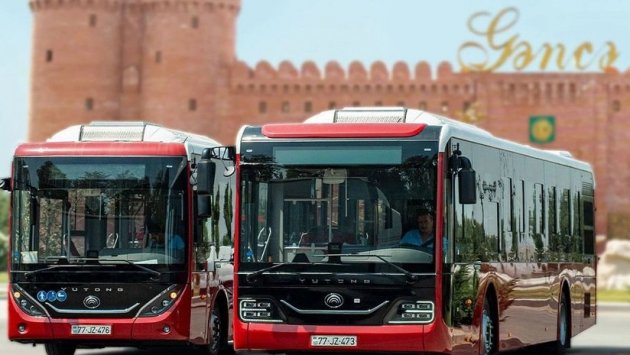 Gəncədə 22 avtobus marşrutu fəaliyyətə BAŞLAYIR