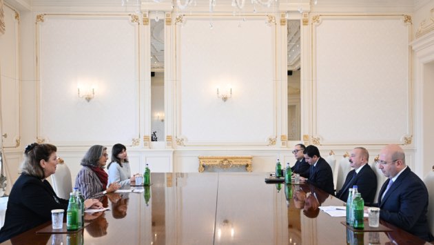 İlham Əliyev Anaklaudia Rossbaxı qəbul etdi – FOTO