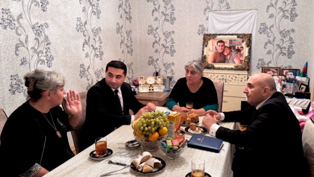 Müxtəlif bölgələrdə yaşayan şəhid ailələri ziyarət edildi - FOTO