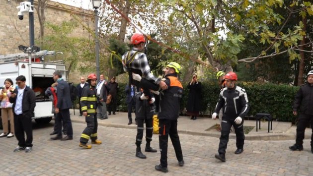 İçərişəhərdə təlim keçirildi - FOTO/VİDEO