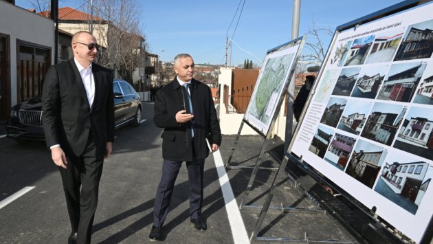 Prezident Xankəndinin Kərkicahan qəsəbəsində