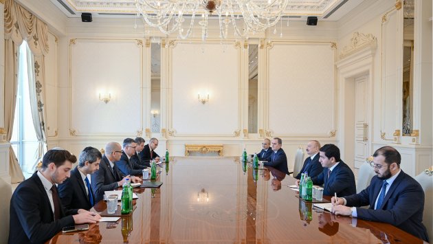 İsrail Dövlətinin xarici işlər naziri İlham Əliyevin QƏBULUNDA - FOTO