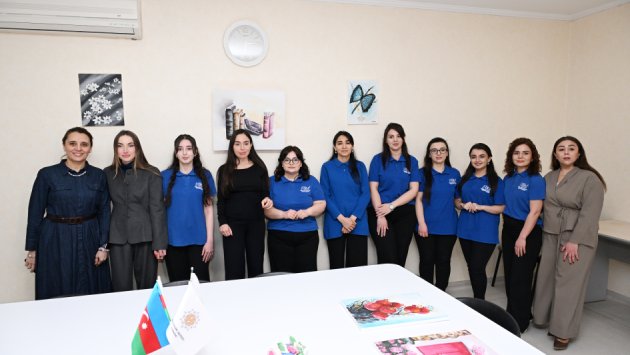 Leyla Əliyeva və Alena Əliyeva Gəncə Autizm Mərkəzində - FOTO