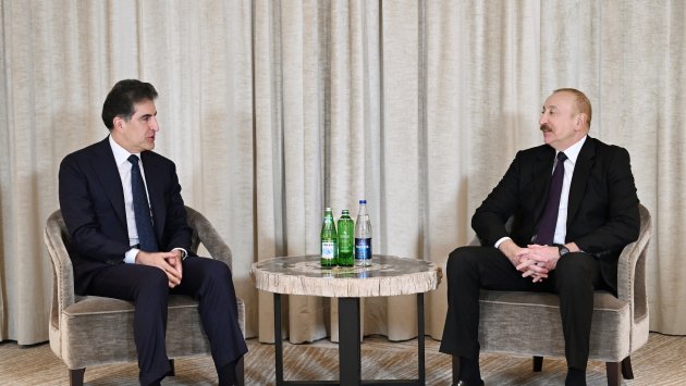 İlham Əliyev Neçirvan Bərzani ilə görüşdü &ndash; FOTO/VİDEO